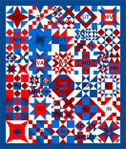 50 States Quilt Pattern