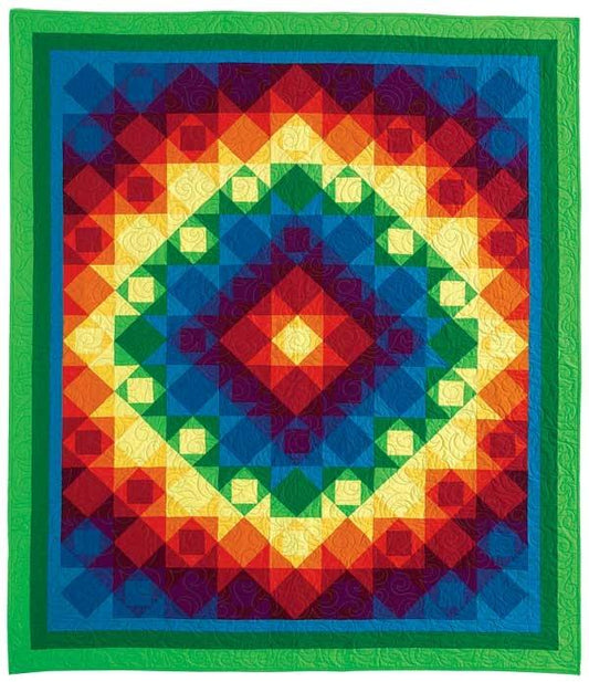 Genesis 9:16 Rainbow Quilt Pattern