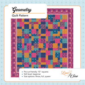Geometry Quilt Pattern