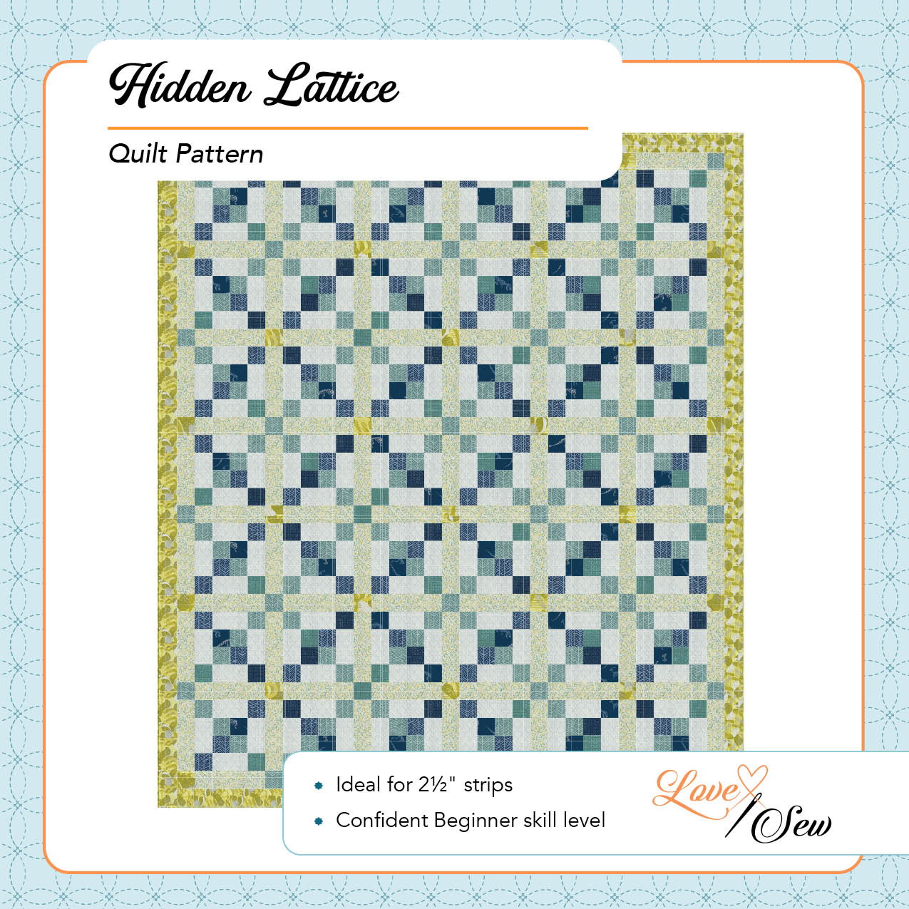 Lattice Quilt Diamonds & Lattice | Modern Quilt Pattern For