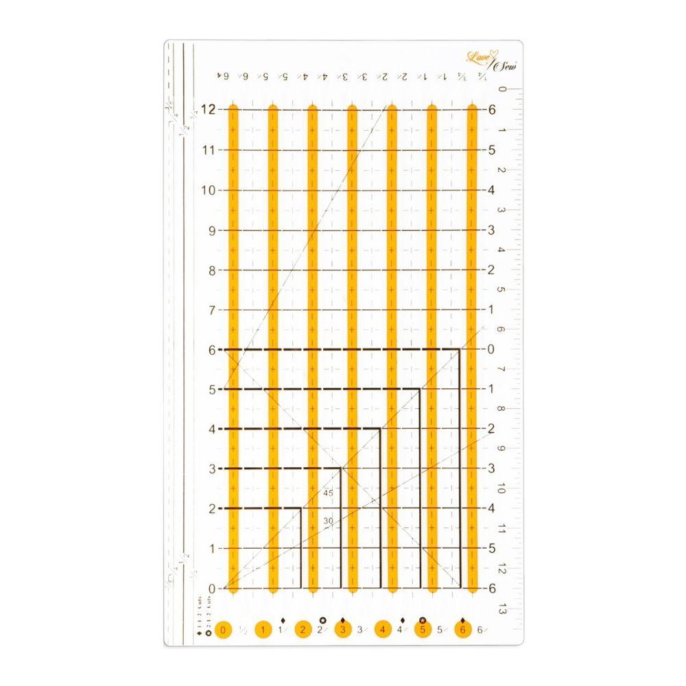 Strips Quilting Ruler (9" x 15")